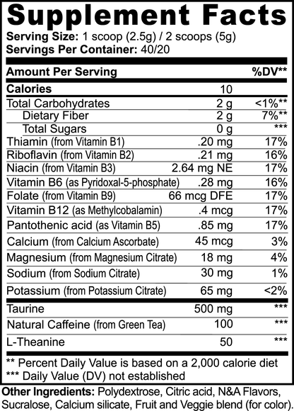 Yuzu Flick Shot 🍊 Big Dink Energy Boost - 40 Servings (3.52oz)