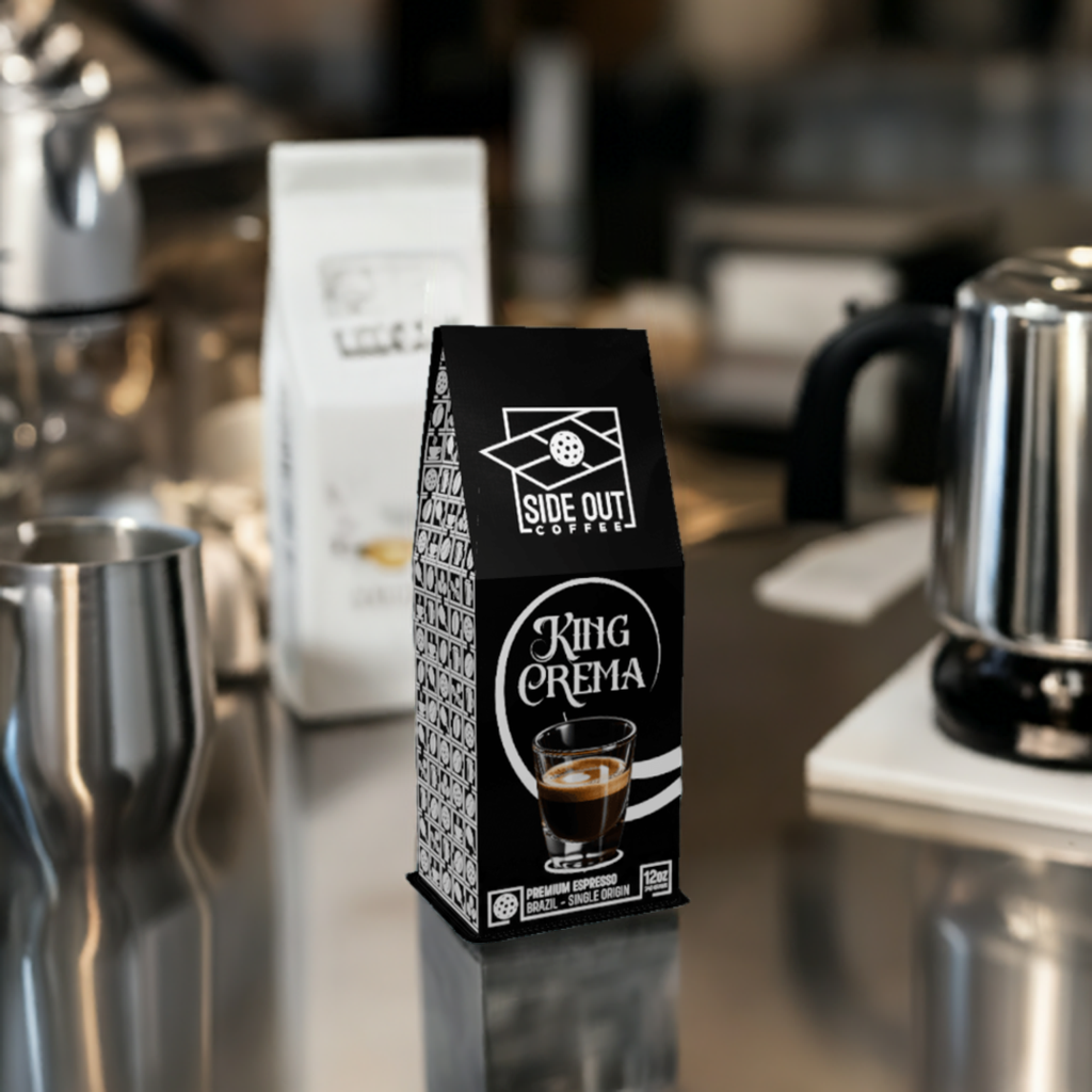 KING CREMA ☕ Premium Espresso Roast - Single Origin Brazil 12oz.